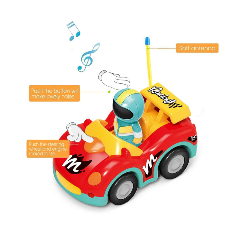 Space Cartoon Remote Control Car with Music and Lights - BLL - RC - 6625 - Planet Junior