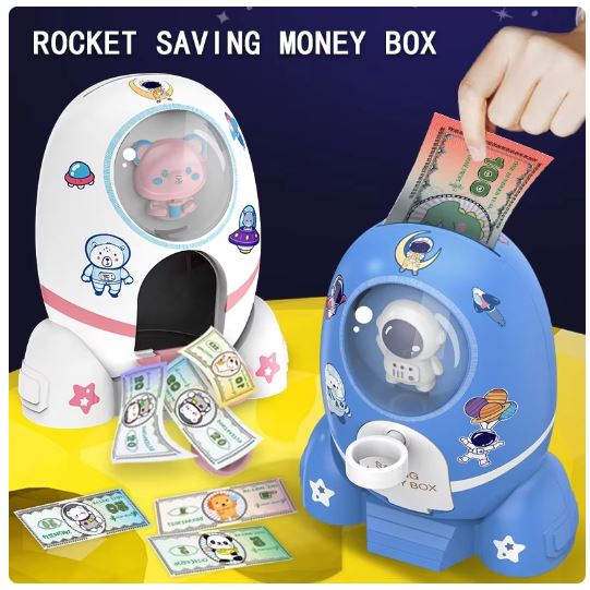 Space Mission Money Box - BLL - MT - 6803 - 1A - Planet Junior