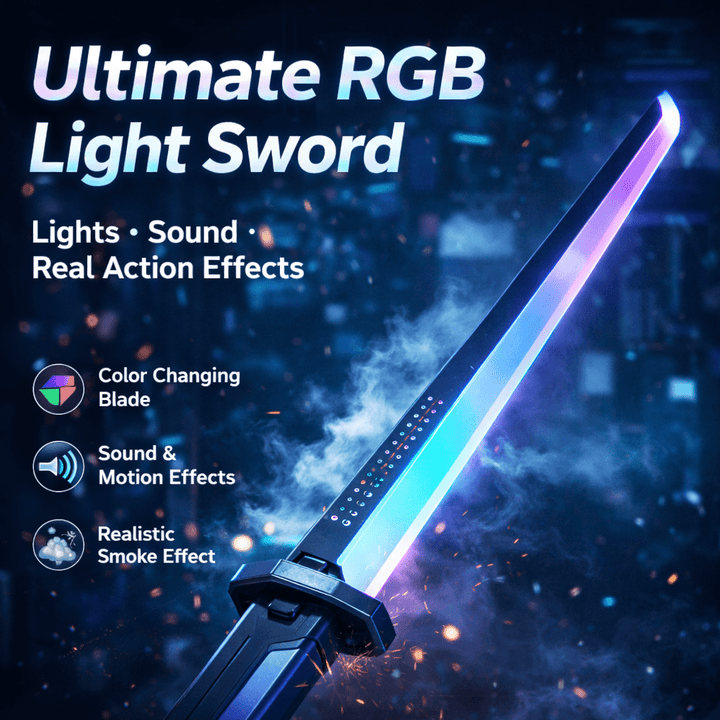 Sparkblade LED Light Sword with Smoke & Light Effects – Planet Junior
