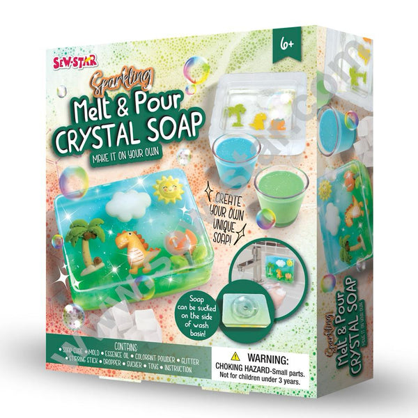 Sparking Melt & Pour Crystal Soap - ST21792 - Planet Junior