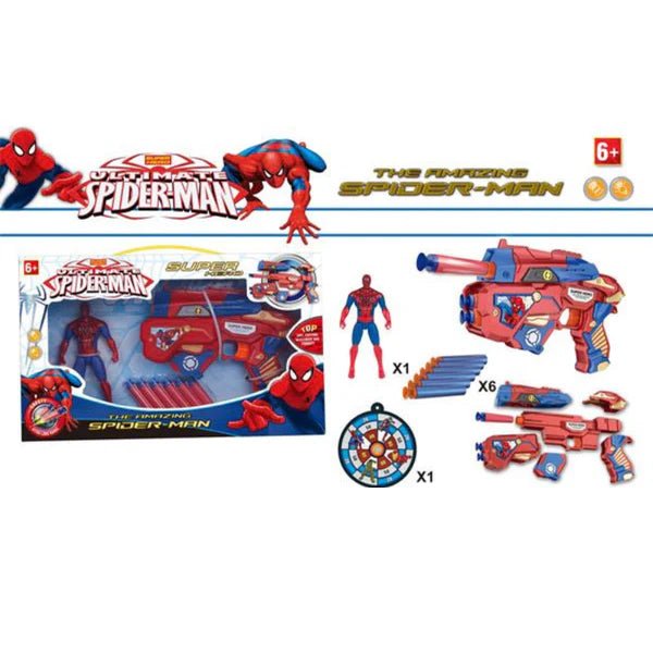 Spider - Man Soft Bullet Gun - BLL - GN - 269SB - Planet Junior