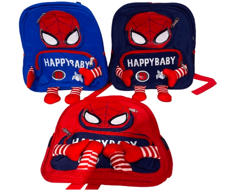 Spiderman Themed School Bag | 1 Pcs - SLT - PB25 - 132 - Planet Junior