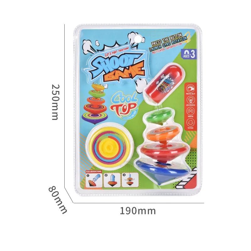 Stacking Colorful Battle Gyro - RT9982 - Planet Junior