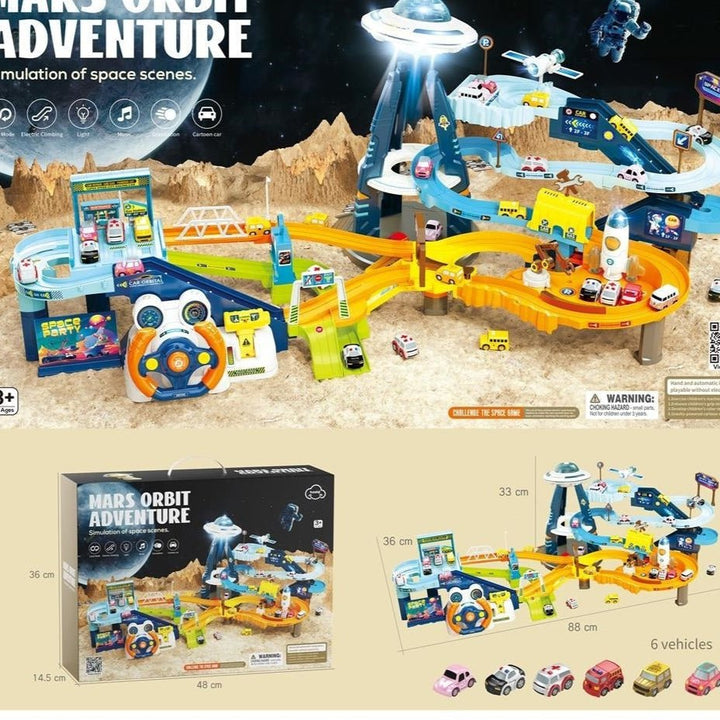 Steering Wheel Mars Base Track – Space Adventure Playset - AKT - 918A - Planet Junior