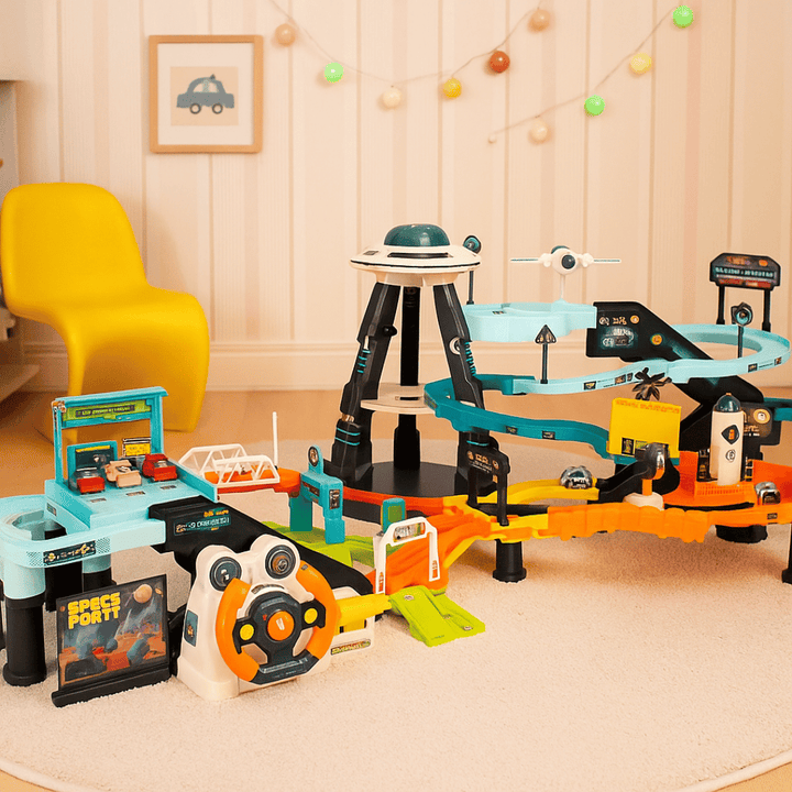 Steering Wheel Mars Base Track – Space Adventure Playset - AKT-918A - Planet Junior