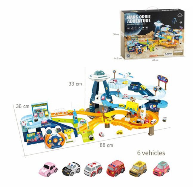Steering Wheel Mars Base Track – Space Adventure Playset - AKT - 918A - Planet Junior