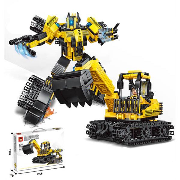 STEM Robot & Construction Vehicle Lego Blocks - BLL - BL - 936 - Planet Junior