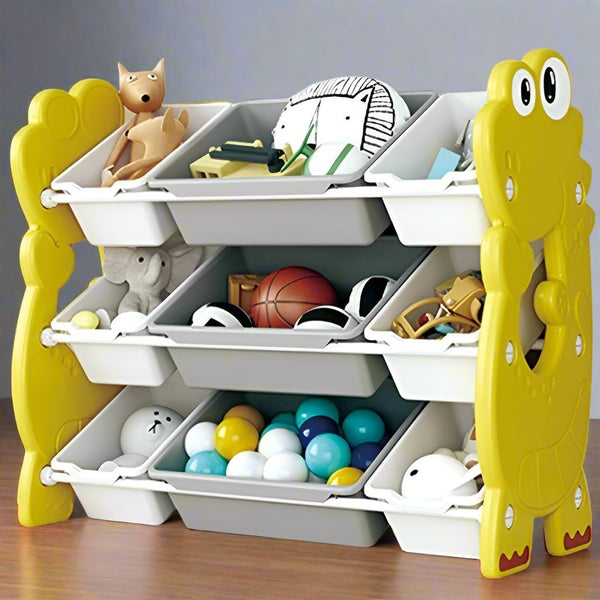 Storage Organizer Box with 3 Shelves and 9 Boxes - BLL - TB - 0089 - Planet Junior