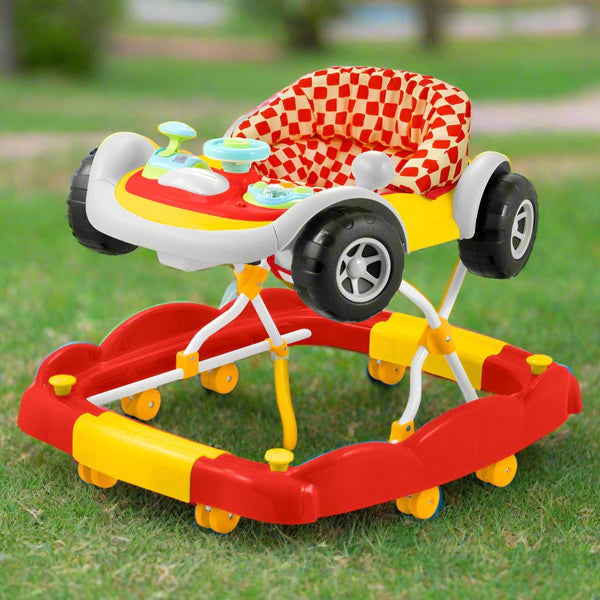 Sturdy Comfortable Car - Shaped Baby Walker - BLL - W - 160F1 - Planet Junior