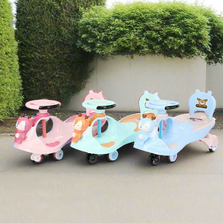 Sturdy Ride - On Car with Bright Cartoon Graphics - BLL - AC - 188NEW - Planet Junior