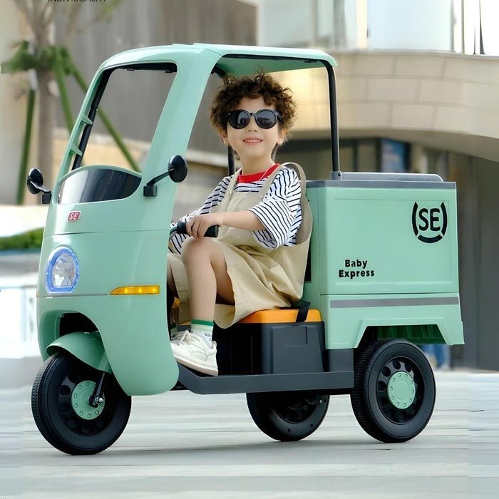 Stylish Electric Auto Ride - On For Kids - BLL - MB - 1618WHT - Planet Junior