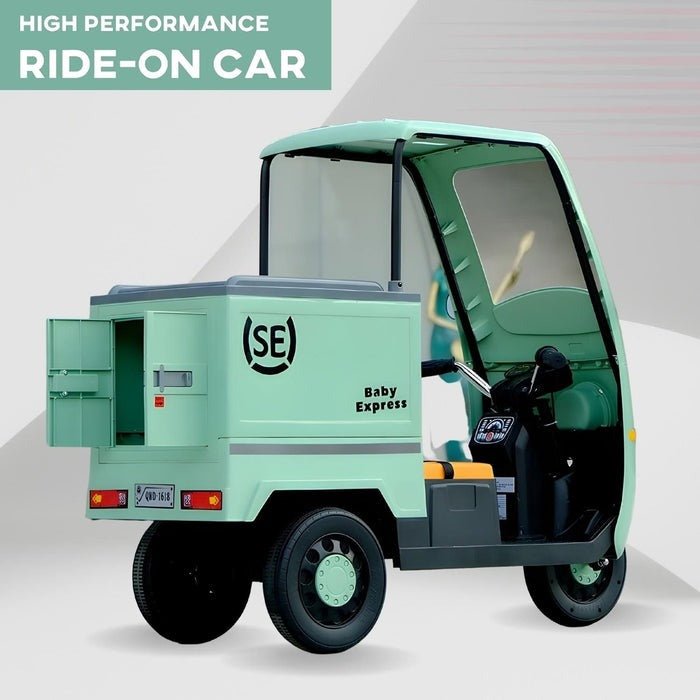 Stylish Electric Auto Ride - On For Kids - BLL - MB - 1618WHT - Planet Junior