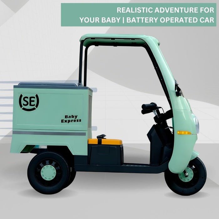 Stylish Electric Auto Ride - On For Kids - BLL - MB - 1618WHT - Planet Junior