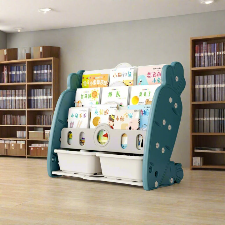 Stylish Elegant Book Rack | L - 28" W - 14" H - 26" - BLL - SL - 0057 - Planet Junior