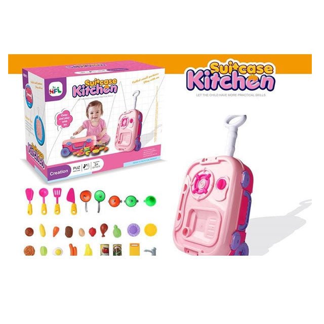 Suitcase Style Kitchen Set - BLL - GT - 605 - 6 - Planet Junior