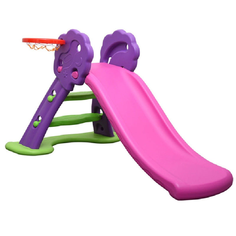 Sunny Slide Adventure with Basketball Basket - BLL - SL - 034 - 1BL - Planet Junior