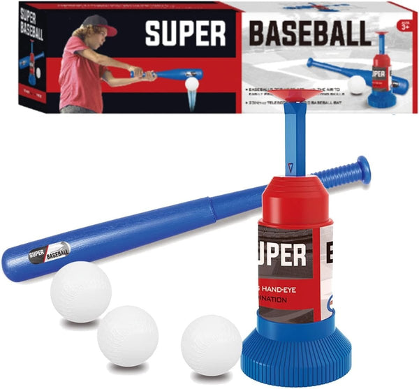 Super Baseball Game Set with 3 Balls - BLL - BI - 607CD - Planet Junior