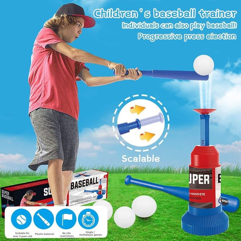 Super Baseball Game Set with 3 Balls - BLL - BI - 607CD - Planet Junior