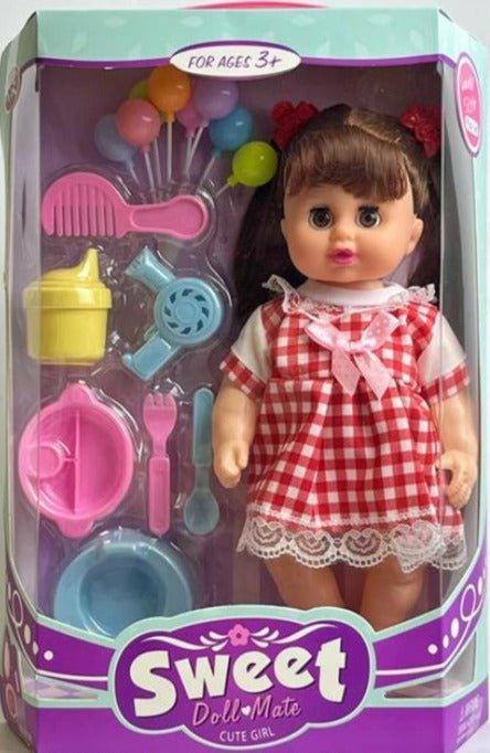 Sweet Doll Mate Cute Girl with Accessories - BLL - DL - 888D - Planet Junior