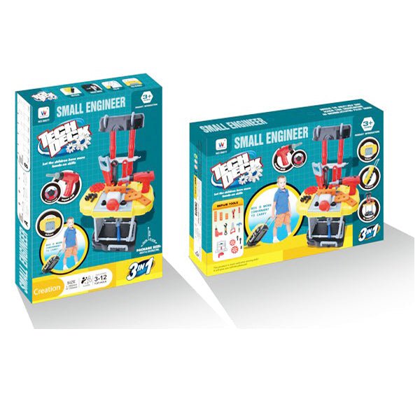 Tech Deck Small Engineer 3 - in - 1 Playset - BLL - BI - 077W - Planet Junior