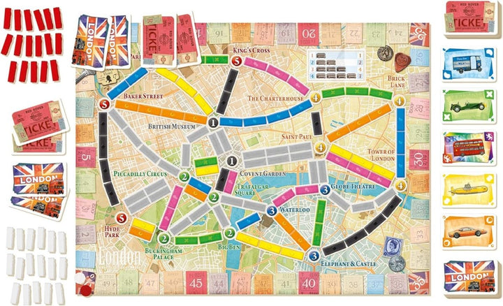 Ticket to Ride London Board Game - AKT01573 - Planet Junior