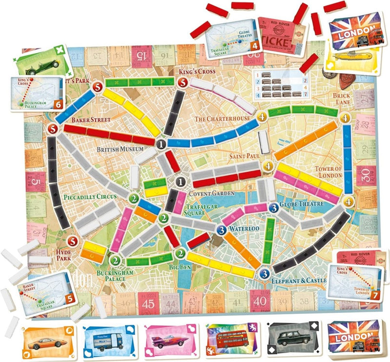 Ticket to Ride London Board Game - AKT01573 - Planet Junior