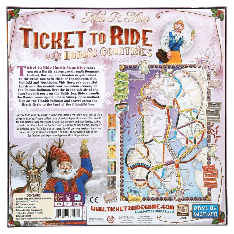 Ticket to Ride: Nordic Countries Adventure Game - 0157Y - 4 - Planet Junior