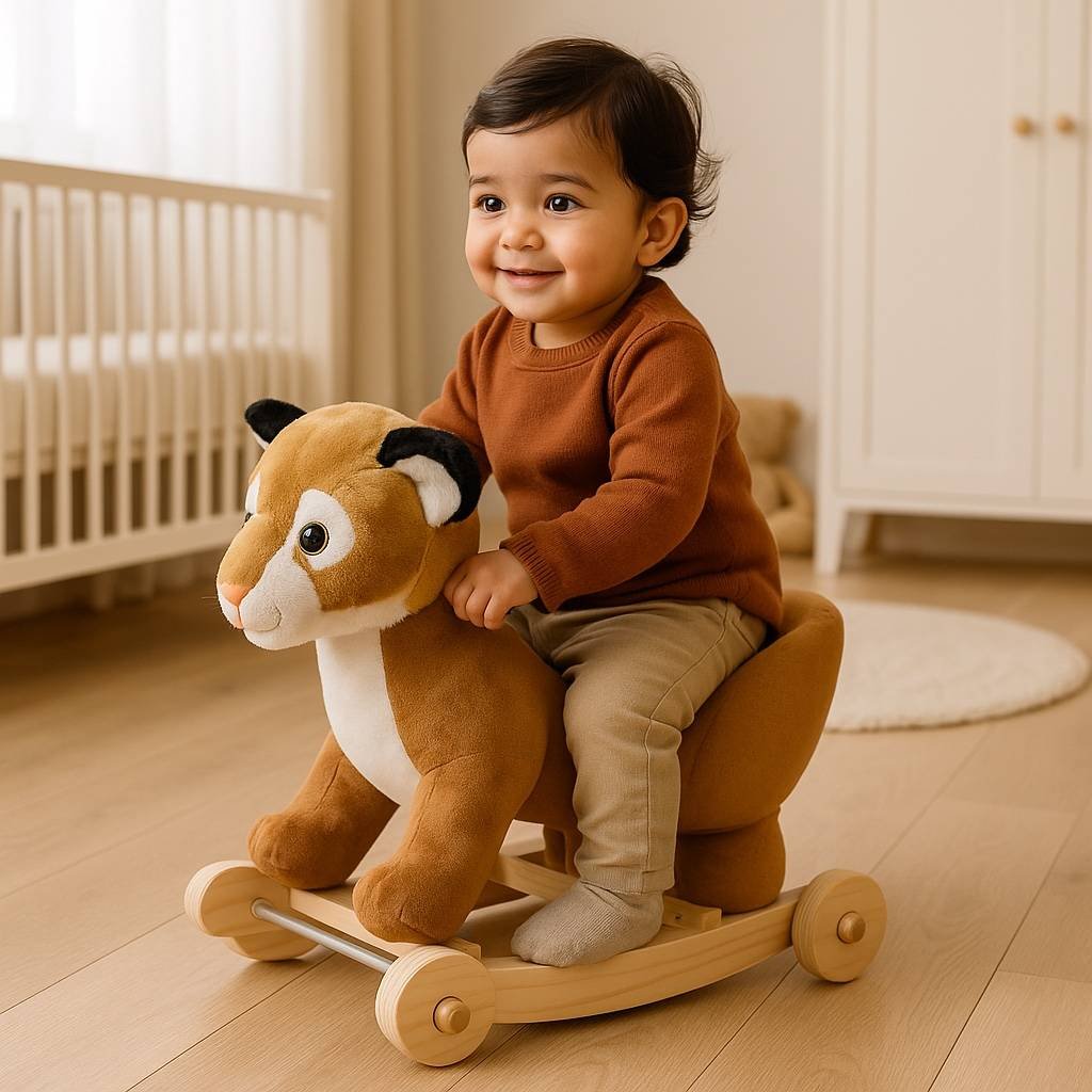 Tiger Rocking and Riding Fun for Kids – Planet Junior