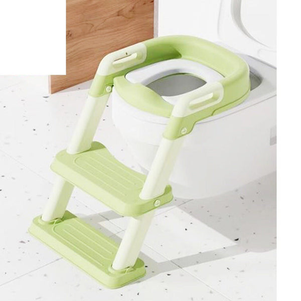 Toilet Seat Step Stool | Green - BLL - PT - 6034 - Planet Junior