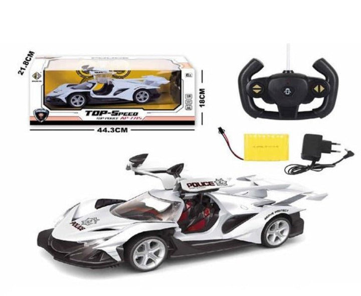 Top Speed Remote Control Police Car - BLL - RC - 565 - 27K - Planet Junior