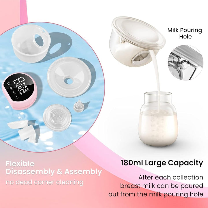 TOVVILD Wearable Breast Pump – Hands - Free Electric Milk Expression - BLL-BF-488-YW - Planet Junior