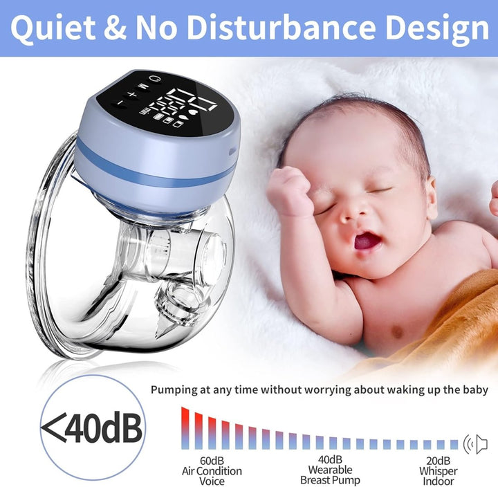 TOVVILD Wearable Breast Pump – Hands - Free Electric Milk Expression - BLL-BF-488-YW - Planet Junior