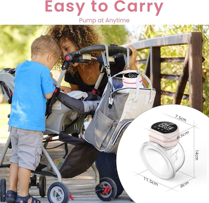 TOVVILD Wearable Breast Pump – Hands - Free Electric Milk Expression - BLL-BF-488-YW - Planet Junior