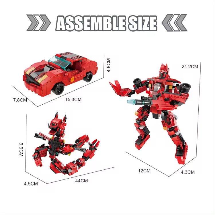 Transform Robot Car Building Blocks | 446 Pcs - BL85572 - Planet Junior