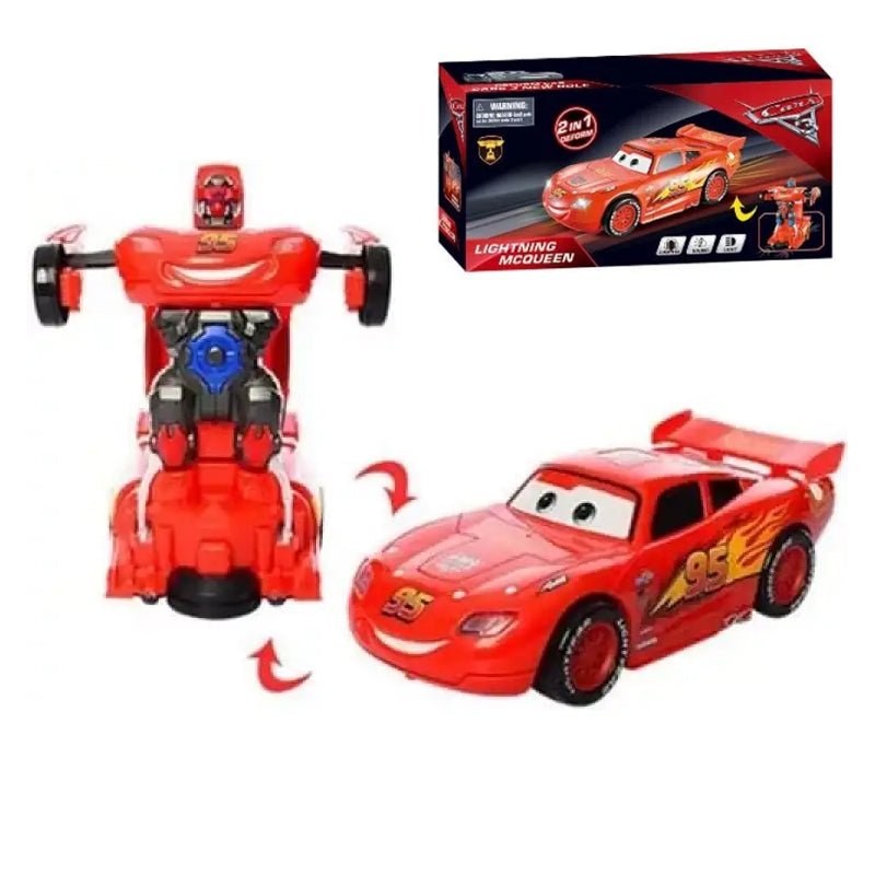 Transformer McQueen Car with Music and Light - RT181910 - Planet Junior