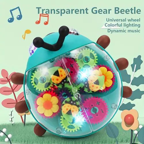 Transparent Gear Lady Bug with Music and Lights - BLL - MT - 3039 - YJ - Planet Junior