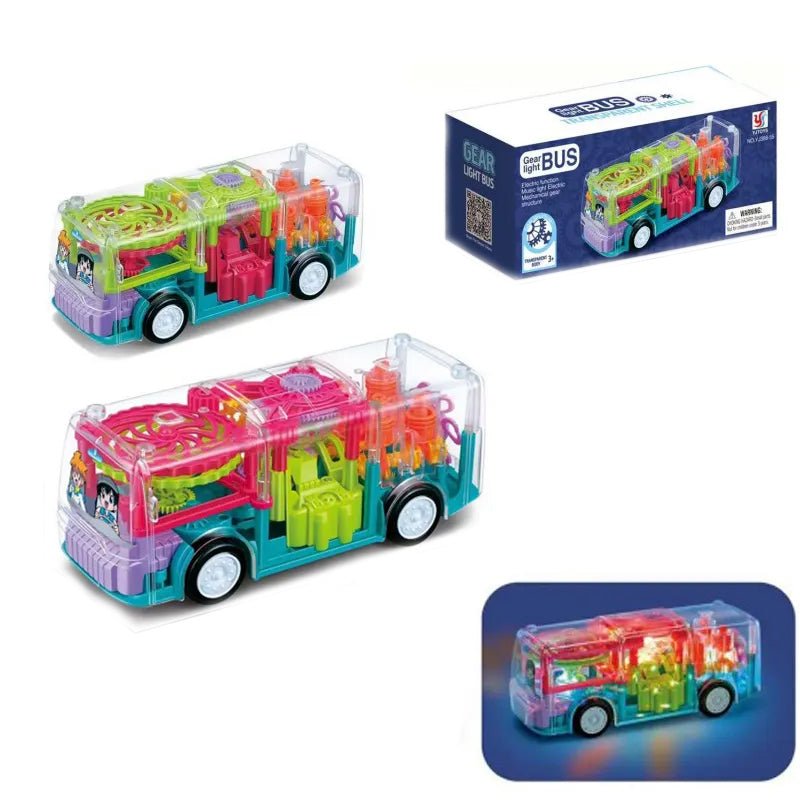 Transparent Gear Musical Bus - BLL - MT - 8899 - 139 - Planet Junior