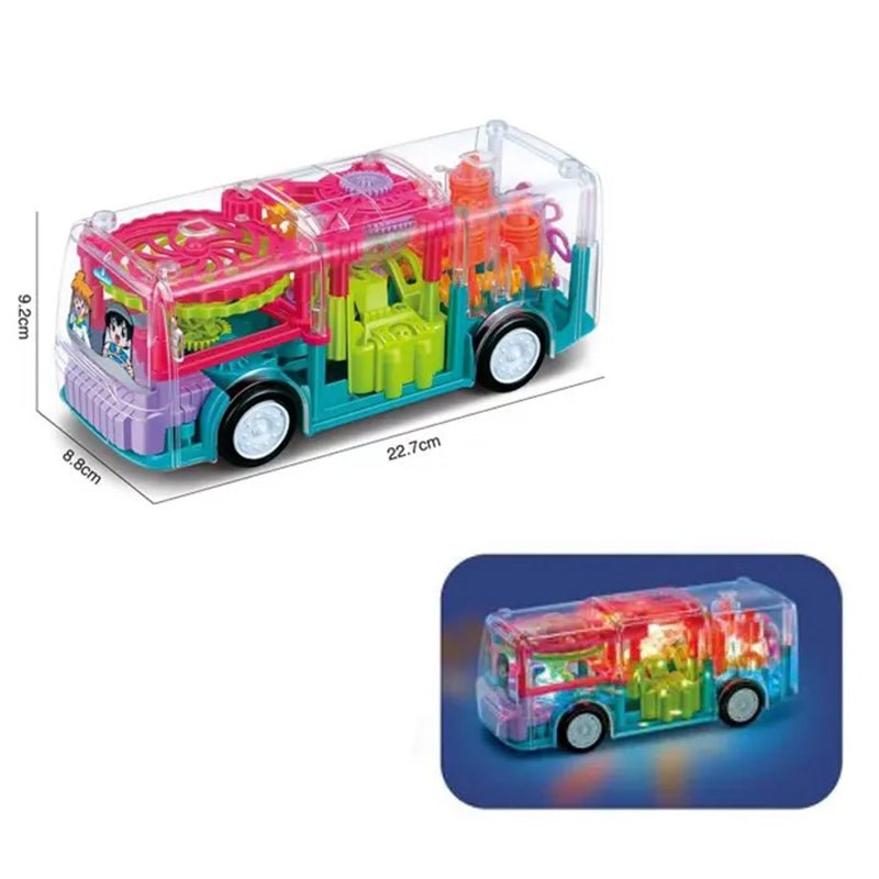 Transparent Gear Musical Bus - BLL - MT - 8899 - 139 - Planet Junior