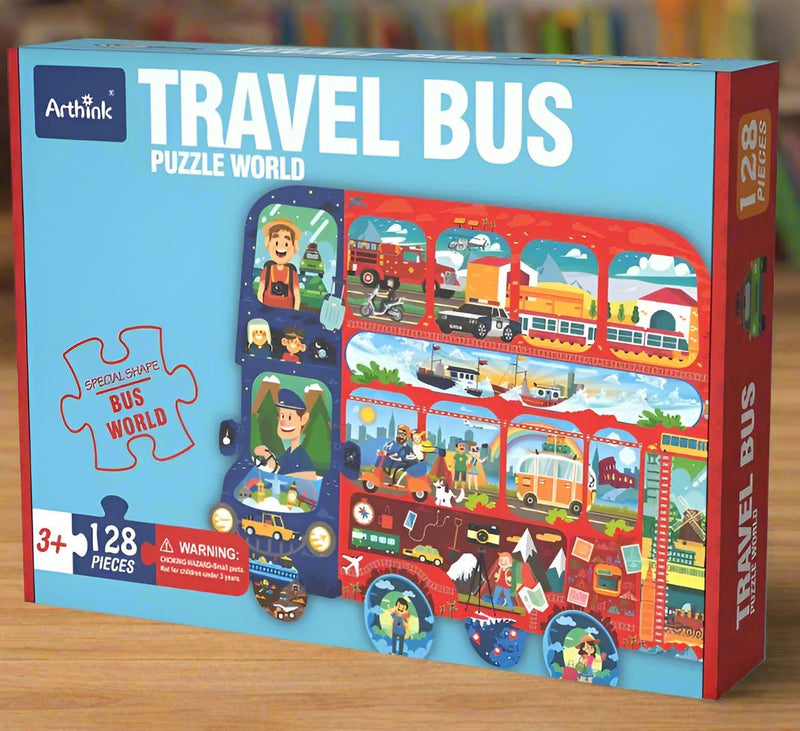 Travel Bus Fun Puzzle 128 Pcs - BLL - ET - 2121 - 3 - Planet Junior