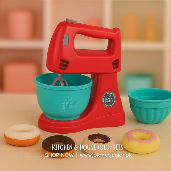 Treat for Little Bakers Mixer Play Set - BLL - GT - 558A - Planet Junior