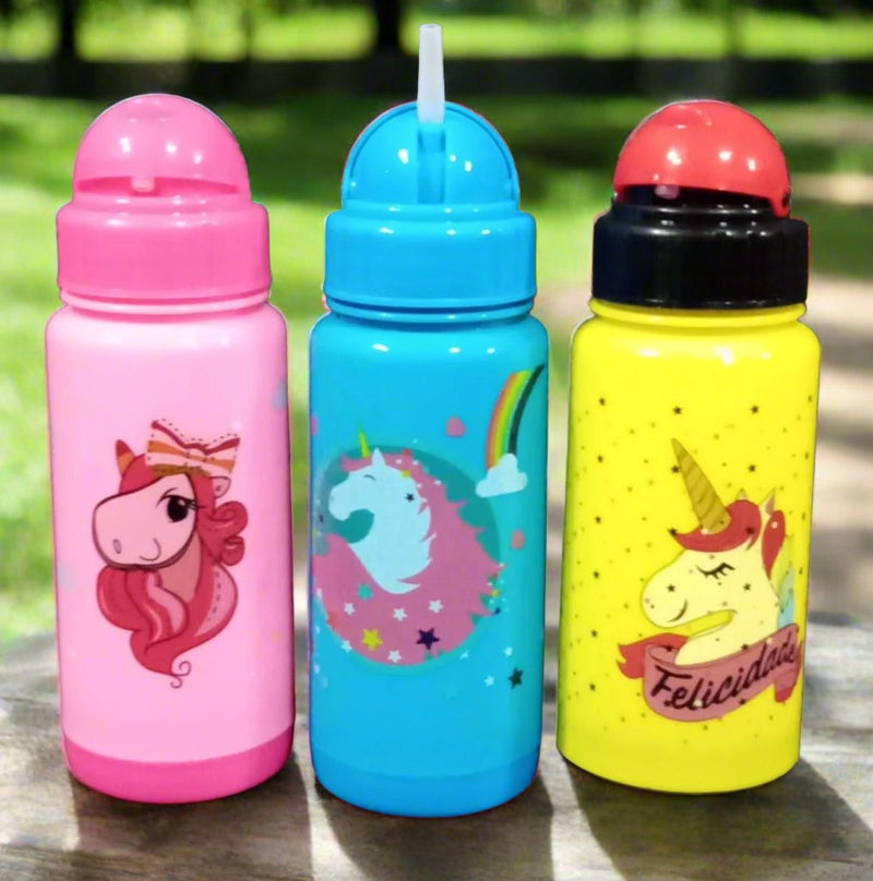 Unicorn Theme Water Bottle - BLL - WB - 425 - 0 - Planet Junior