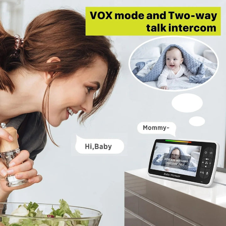 Video Baby Monitor – Clear, Reliable & Real - Time Monitoring for Peace of Mind - BLL-VBM-650 - Planet Junior