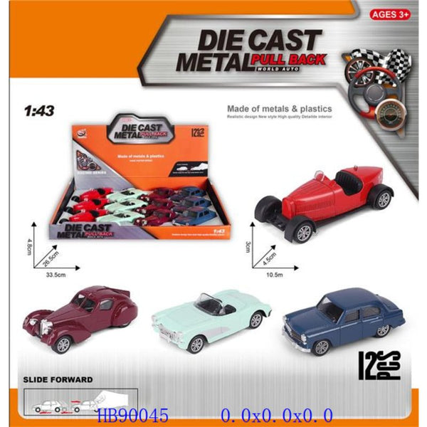 Vintage Metal Die Cast Car Assorted | 1 Pcs - BLL - DK - 627 - B - Planet Junior