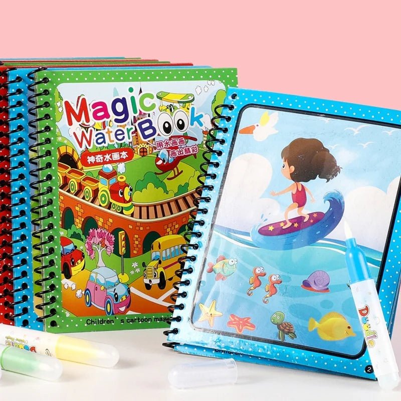 Water Magic Drawing Coloring Book - Planet Junior