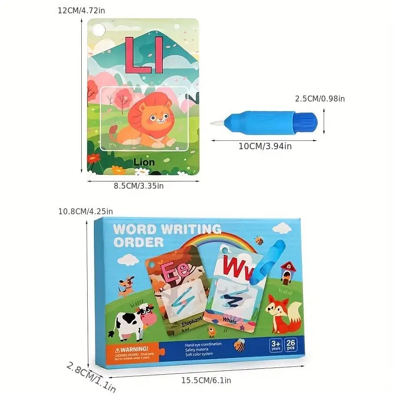 Water Magic Word Writing Order Cards - AB9036 - Planet Junior