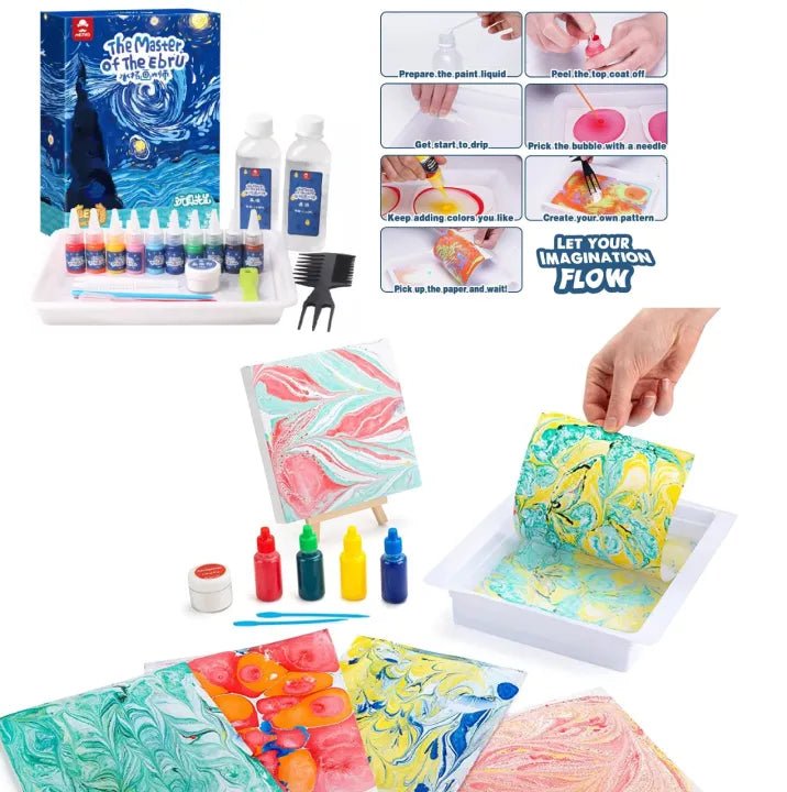 Water Molding Painting Set | 12 Colors - AKT12A - Planet Junior