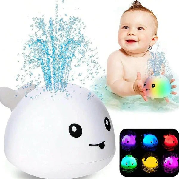 Whale Induction Spray Water Bath Toy - AB6677 - Planet Junior