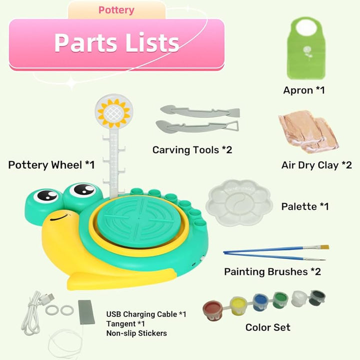 Whimsical Snail Pottery Wheel - Planet Junior