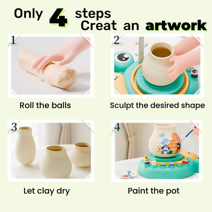 Whimsical Snail Pottery Wheel - Planet Junior