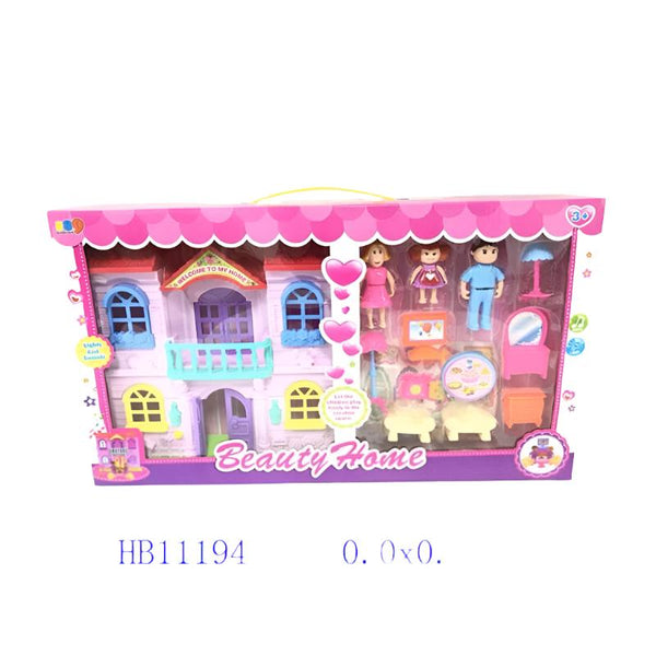 Whimsy Villa Doll House with Accessories - BLL - DH - 512A - Planet Junior